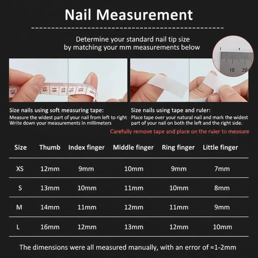Handcrafted Metallic Silver Press-On Nail Set - 10 Pieces
