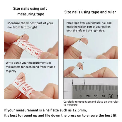 10-Piece Handmade Cat Eye Press-On Nails with Gradient Design - Full Cover French Ballerina Artificial Nail Tips
